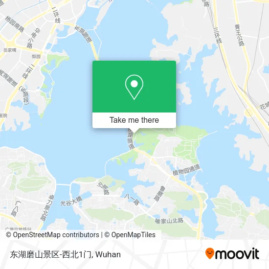 东湖磨山景区-西北1门 map