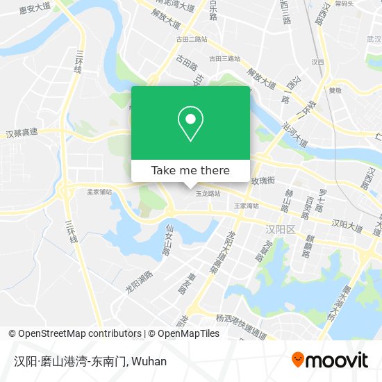 汉阳·磨山港湾-东南门 map