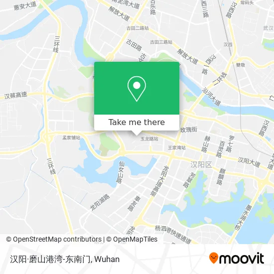 汉阳·磨山港湾-东南门 map