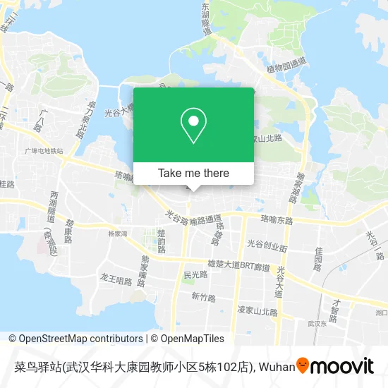 菜鸟驿站(武汉华科大康园教师小区5栋102店) map