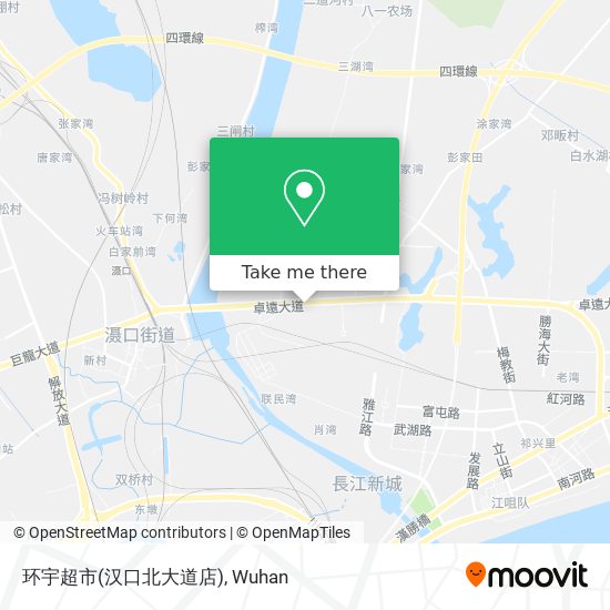 环宇超市(汉口北大道店) map