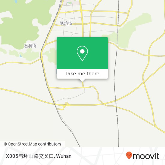 X005与环山路交叉口 map