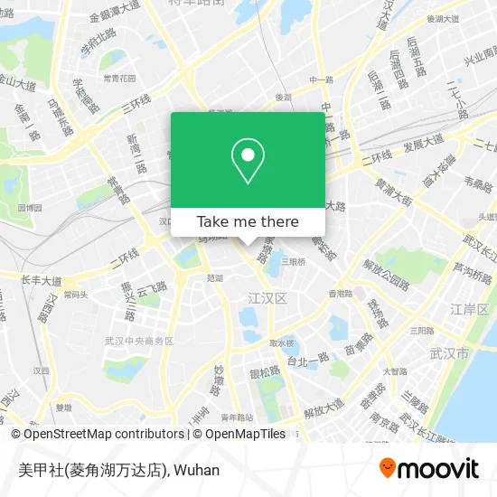 美甲社(菱角湖万达店) map
