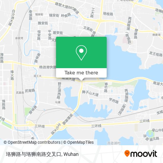 珞狮路与珞狮南路交叉口 map