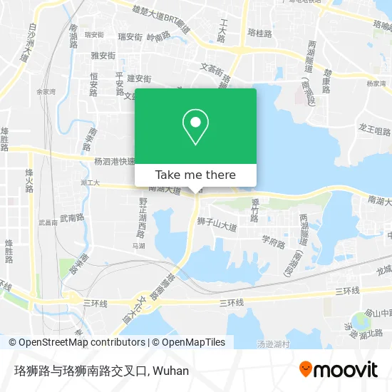 珞狮路与珞狮南路交叉口 map