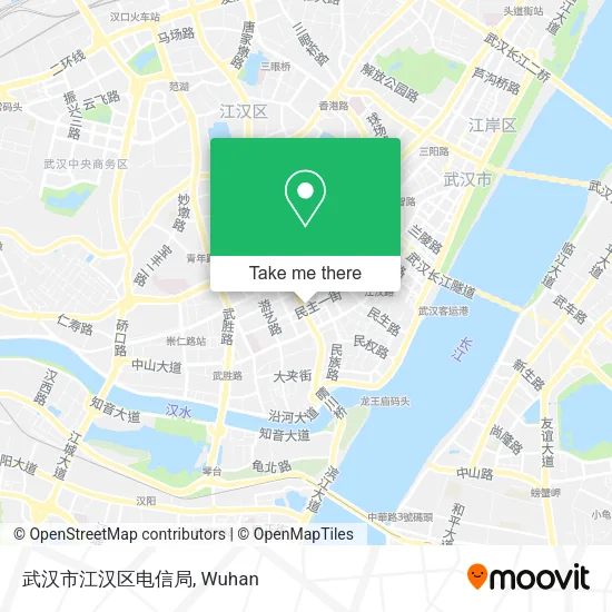 武汉市江汉区电信局 map