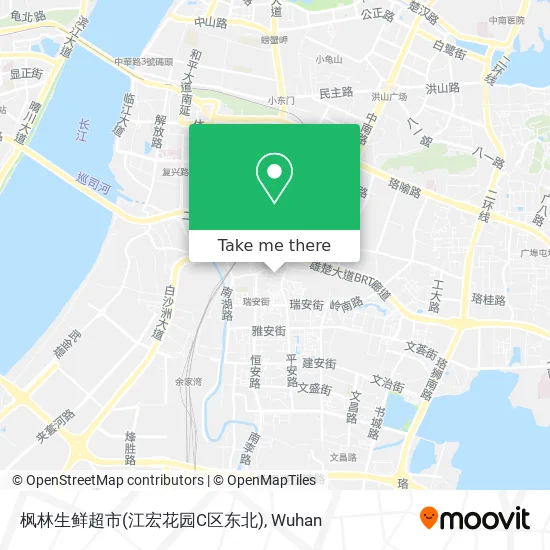 枫林生鲜超市(江宏花园C区东北) map