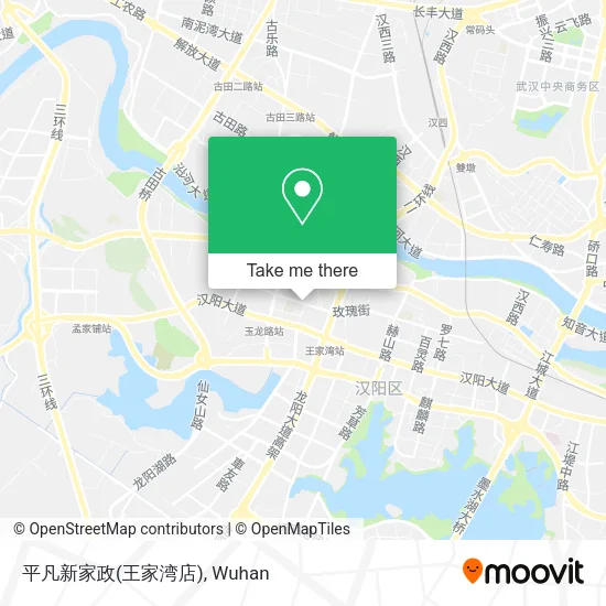 平凡新家政(王家湾店) map