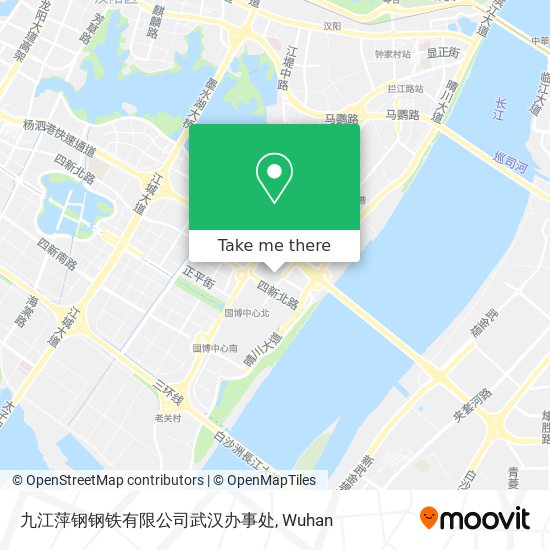 九江萍钢钢铁有限公司武汉办事处 map