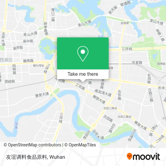 友谊调料食品原料 map