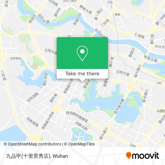 九品甲(十里景秀店) map