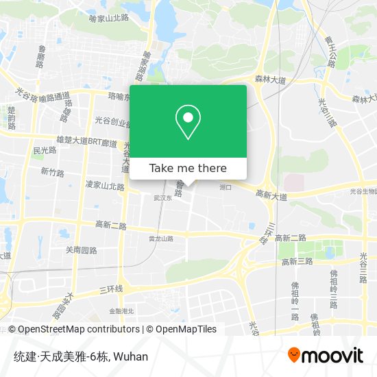 统建·天成美雅-6栋 map