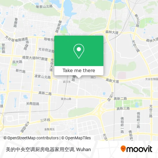 美的中央空调厨房电器家用空调 map