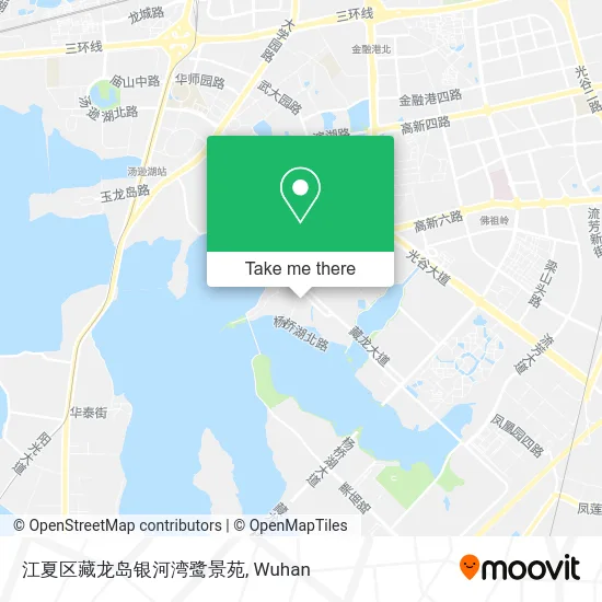 江夏区藏龙岛银河湾鹭景苑 map