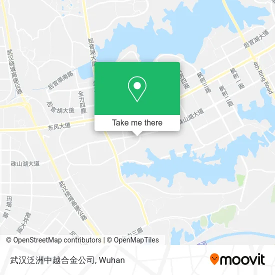 武汉泛洲中越合金公司 map