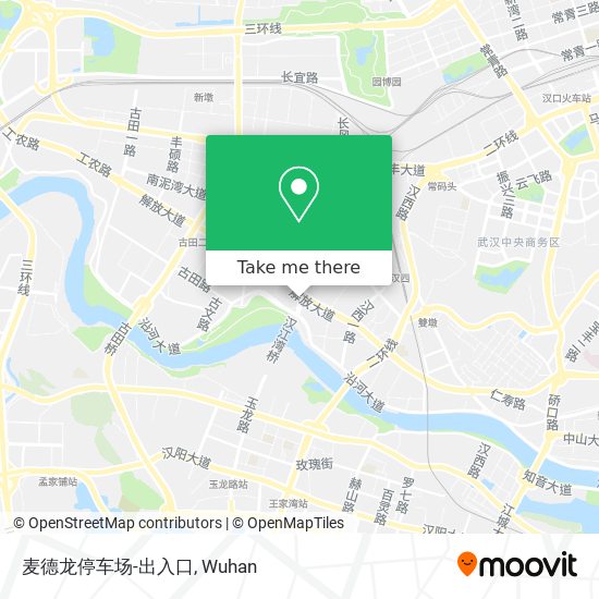 麦德龙停车场-出入口 map