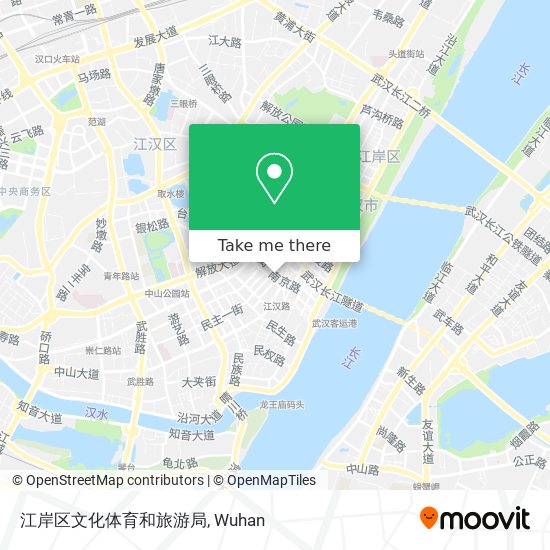江岸区文化体育和旅游局 map
