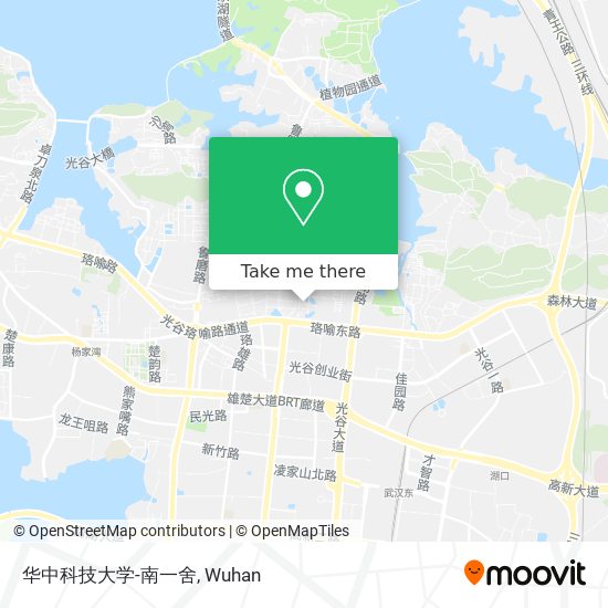 华中科技大学-南一舍 map