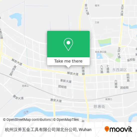 杭州汉斧五金工具有限公司湖北分公司 map
