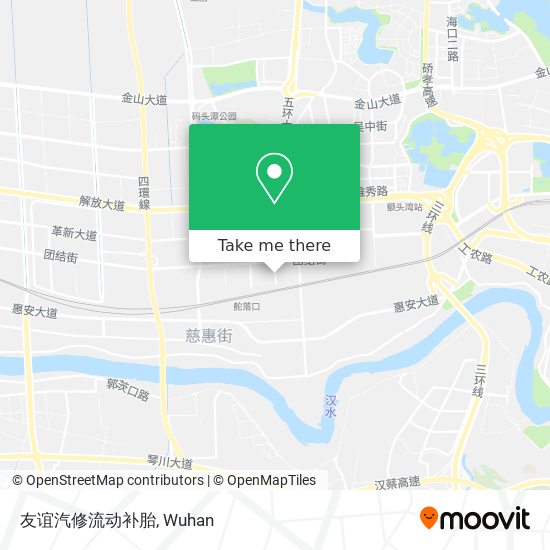 友谊汽修流动补胎 map