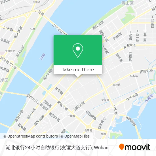 湖北银行24小时自助银行(友谊大道支行) map