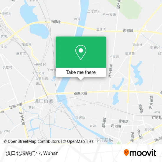 汉口北瑞铁门业 map