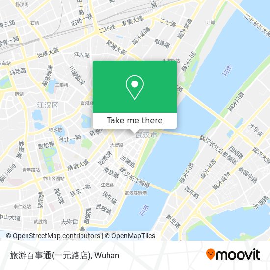 旅游百事通(一元路店) map