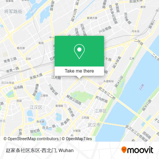 赵家条社区东区-西北门 map