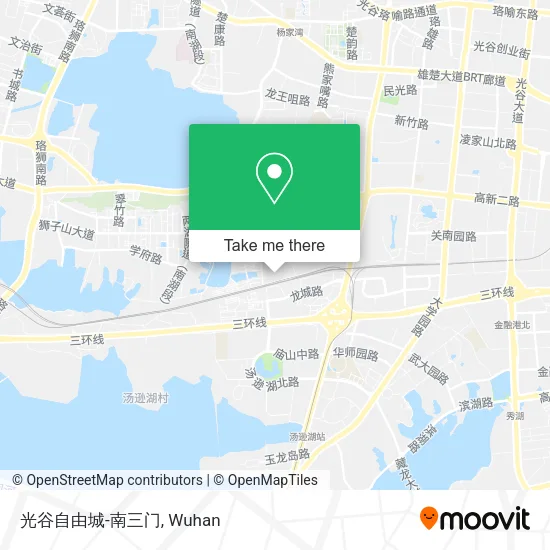光谷自由城-南三门 map