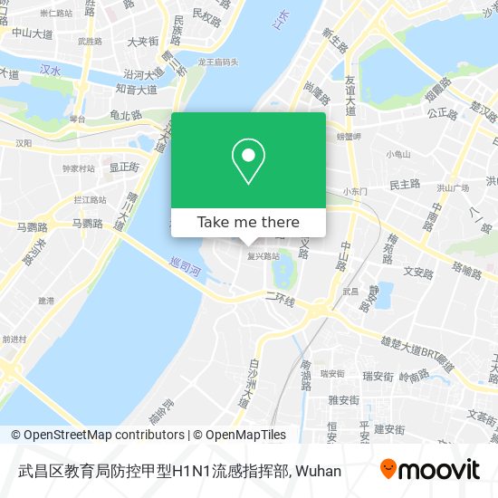 武昌区教育局防控甲型H1N1流感指挥部 map