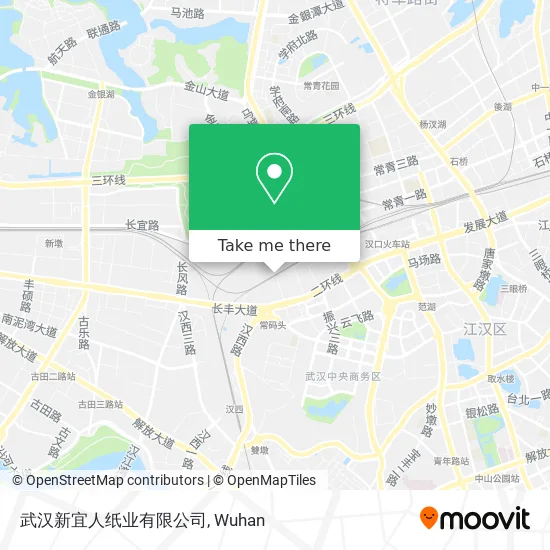 武汉新宜人纸业有限公司 map