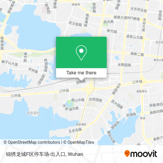 锦绣龙城F区停车场-出入口 map