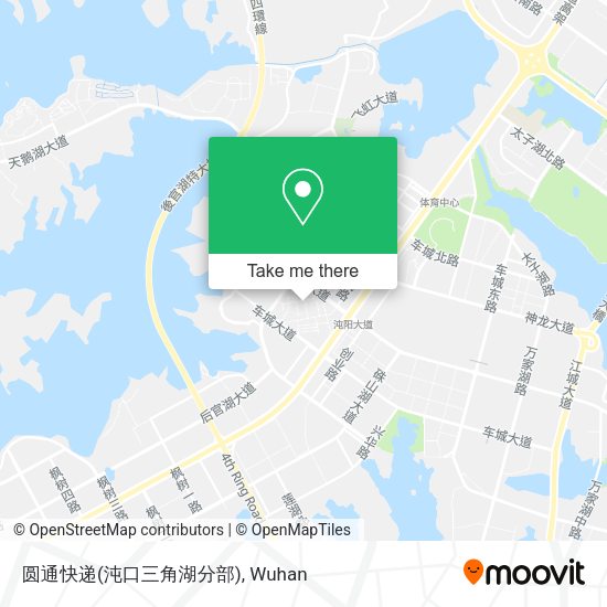圆通快递(沌口三角湖分部) map