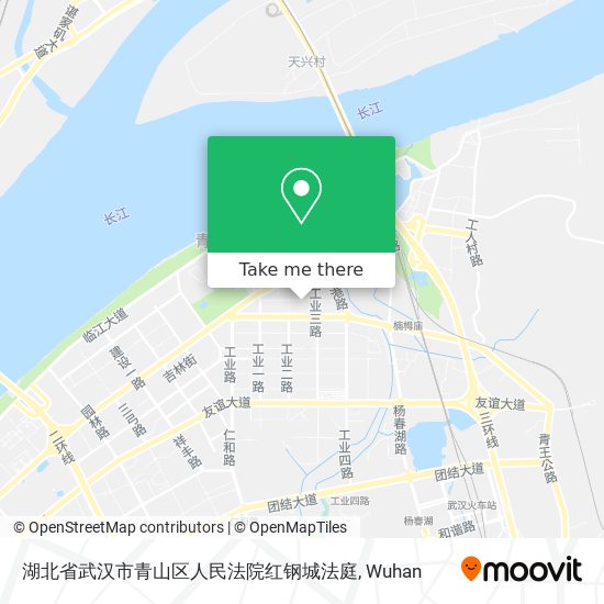 湖北省武汉市青山区人民法院红钢城法庭 map