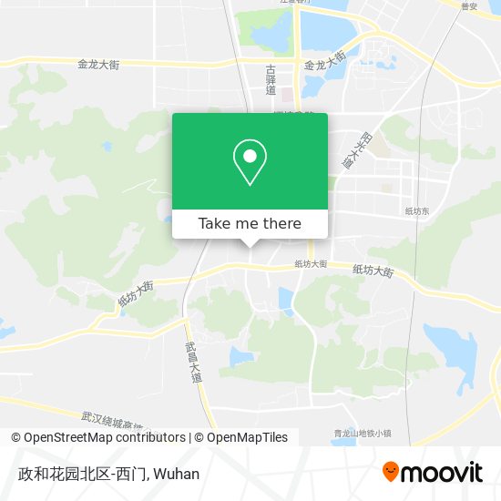 政和花园北区-西门 map