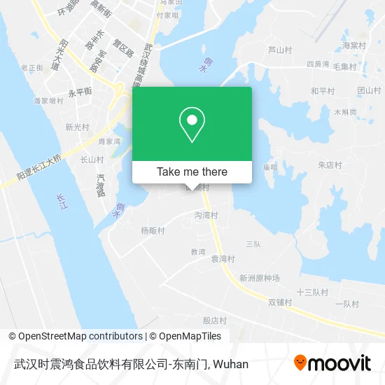 武汉时震鸿食品饮料有限公司-东南门 map