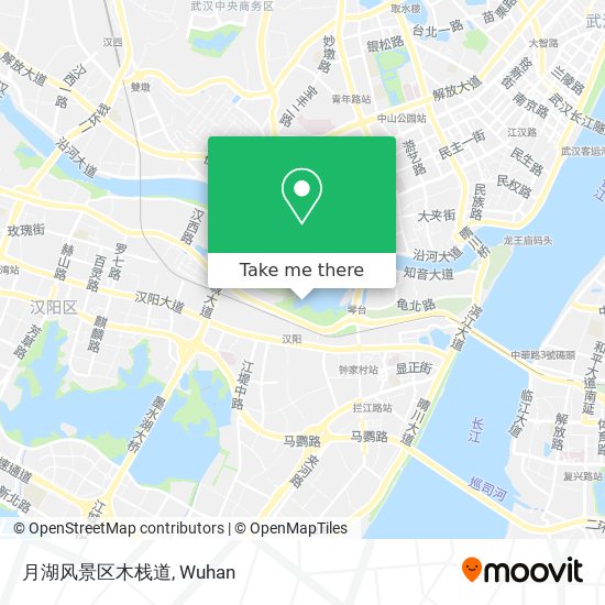 月湖风景区木栈道 map