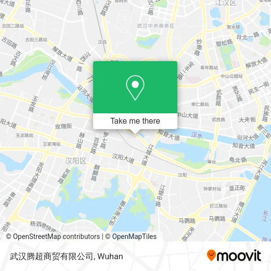 武汉腾超商贸有限公司 map