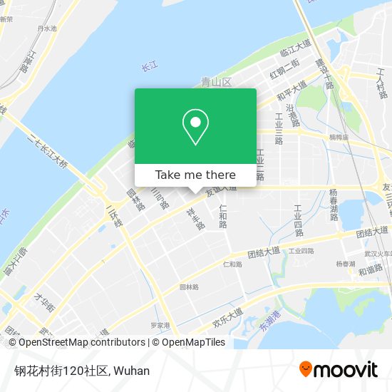 钢花村街120社区 map