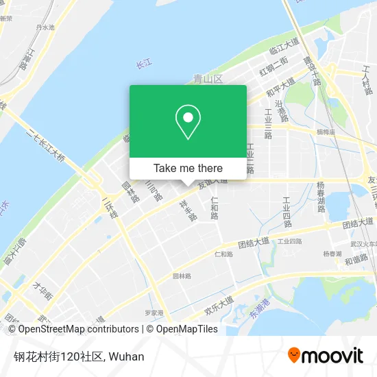 钢花村街120社区 map