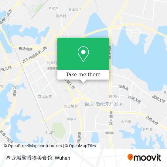 盘龙城聚香得美食馆 map