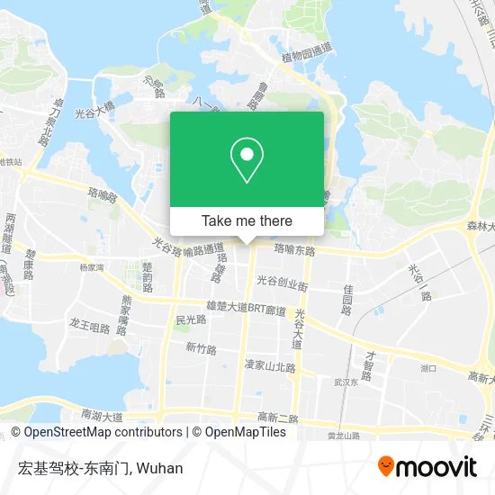 宏基驾校-东南门 map