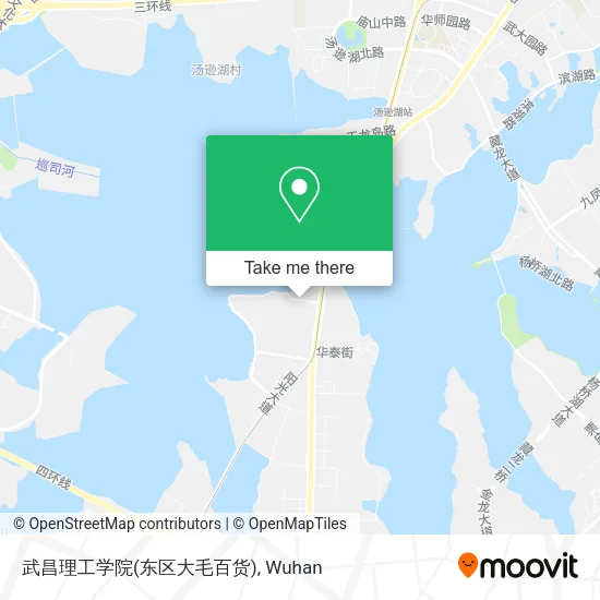 武昌理工学院(东区大毛百货) map