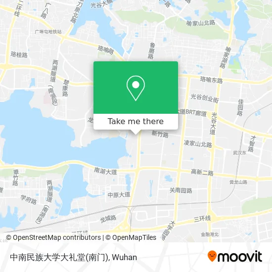 中南民族大学大礼堂(南门) map