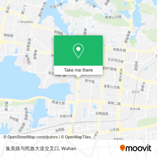 集美路与民族大道交叉口 map