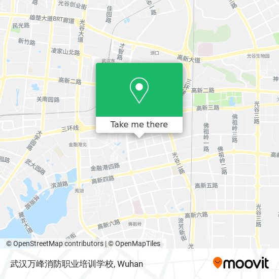 武汉万峰消防职业培训学校 map