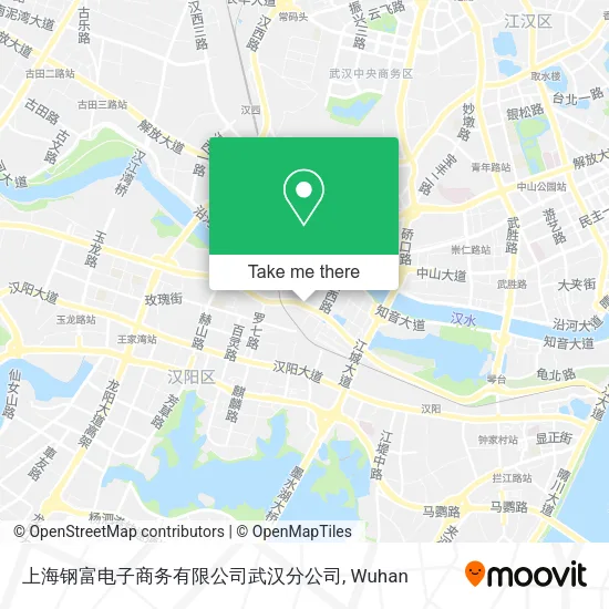 上海钢富电子商务有限公司武汉分公司 map