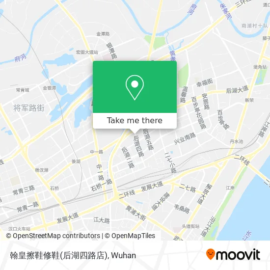 翰皇擦鞋修鞋(后湖四路店) map