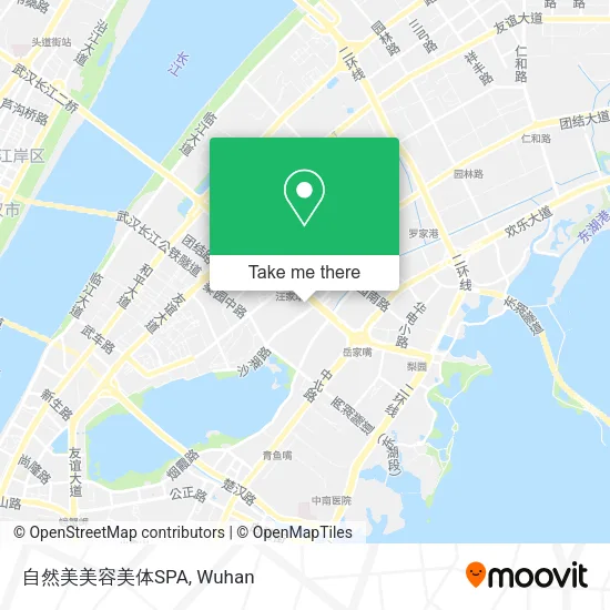 自然美美容美体SPA map