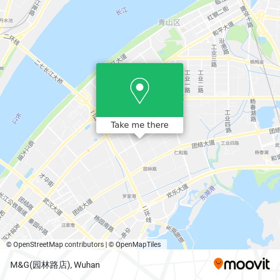 M&G(园林路店) map